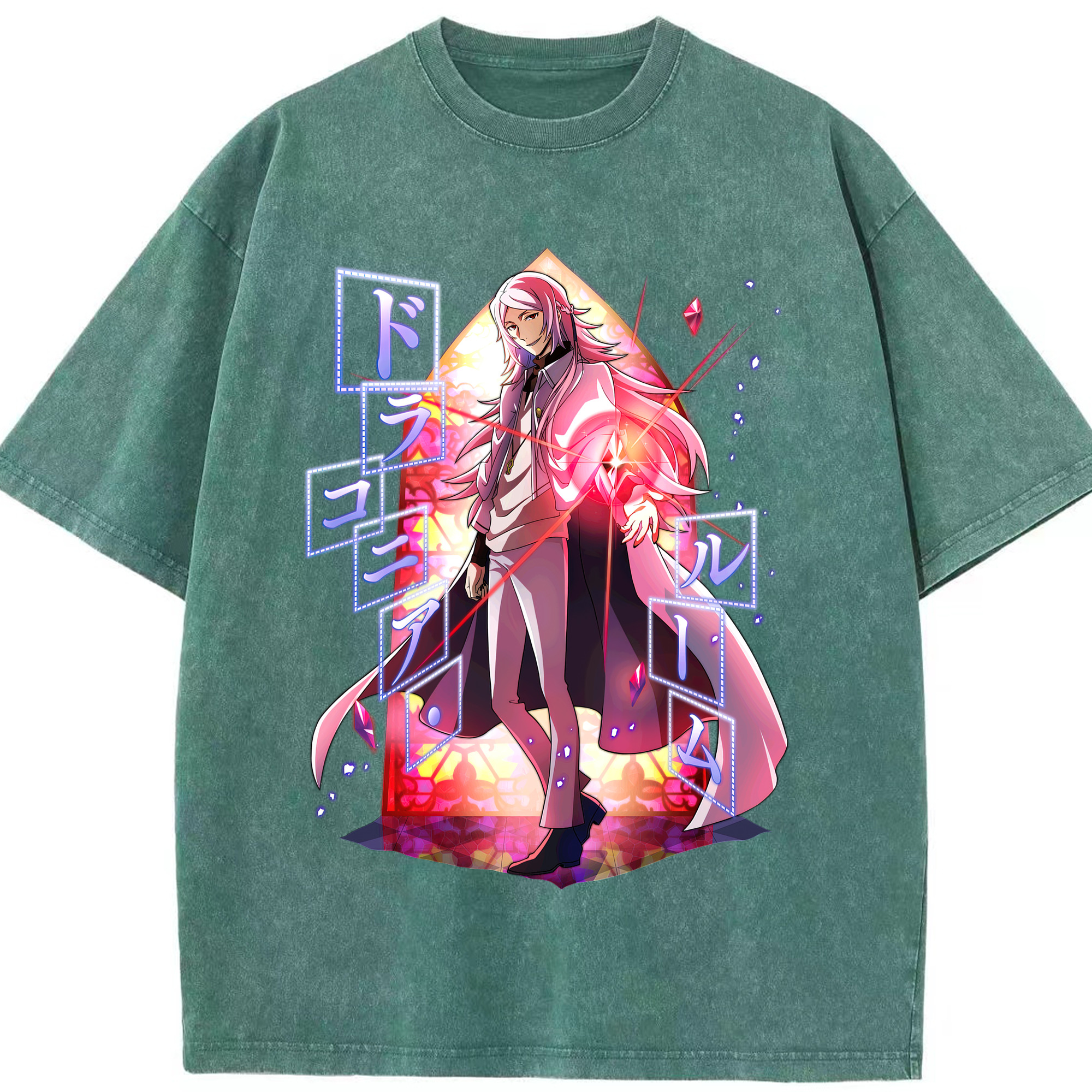 （画像用） 文豪ストレイドッグス Bungo Stray Dogs 綿100% ヴィンテージ風 半袖Tシャツ（フロントプリント）
